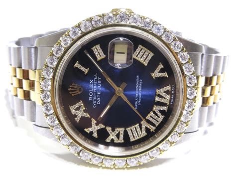 rolex datejust all diamond|Rolex diamond Datejust 36mm men's.